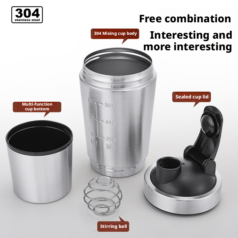 Stainless Steel Protein Powder - đánh giá và giá Protein Shaker Bottle