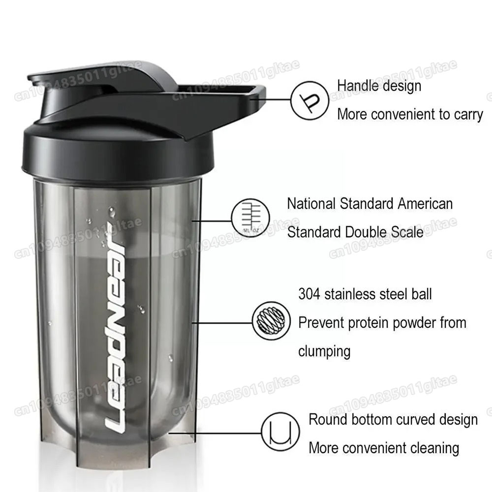 500ML Portable Protein Powder  - đánh giá và giá Protein Shaker Bottle
