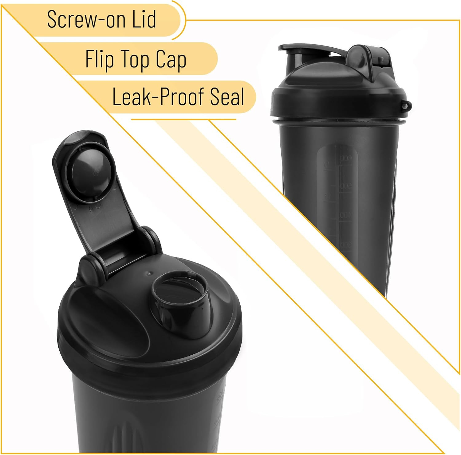 2PCS 20 oz Protein Shaker Bott - đánh giá và giá Protein Shaker Bottle