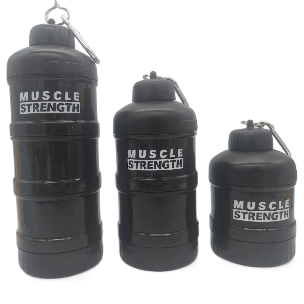 1/2/3-layer Portable Protein P - đánh giá và giá Protein Shaker Bottle