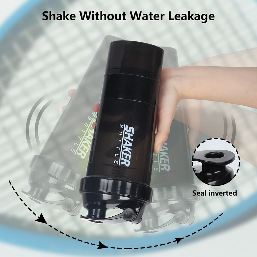 3 lớp Shaker protein Chai Bột  - đánh giá và giá Protein Shaker Bottle