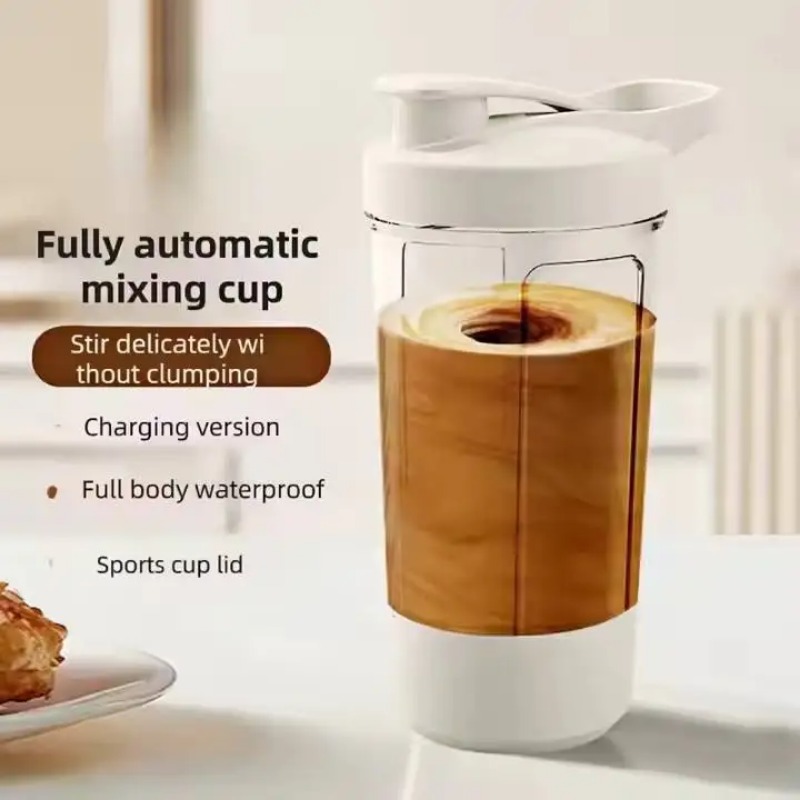 Electric Self Stirring Mug wit - đánh giá và giá Protein Shaker Bottle