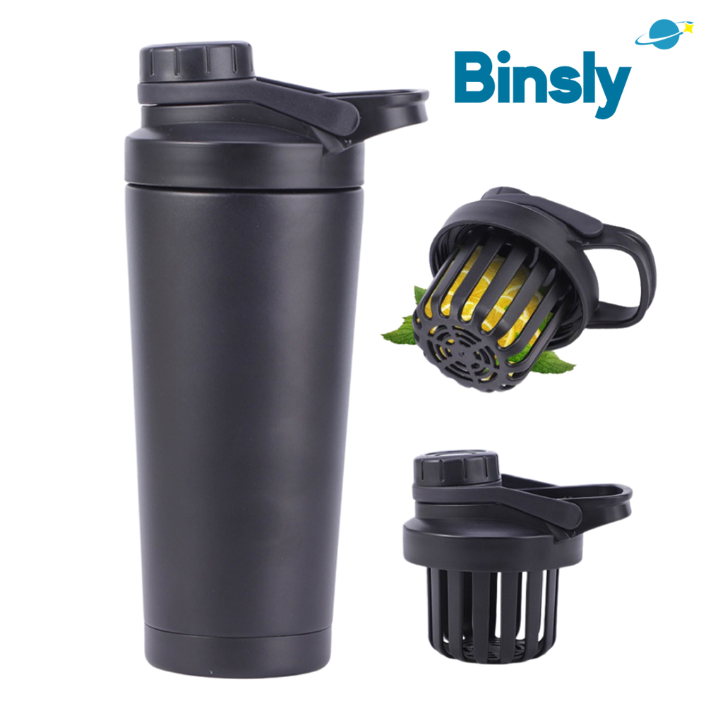 Portable 25oz Stainless Steel  - đánh giá và giá Protein Shaker Bottle