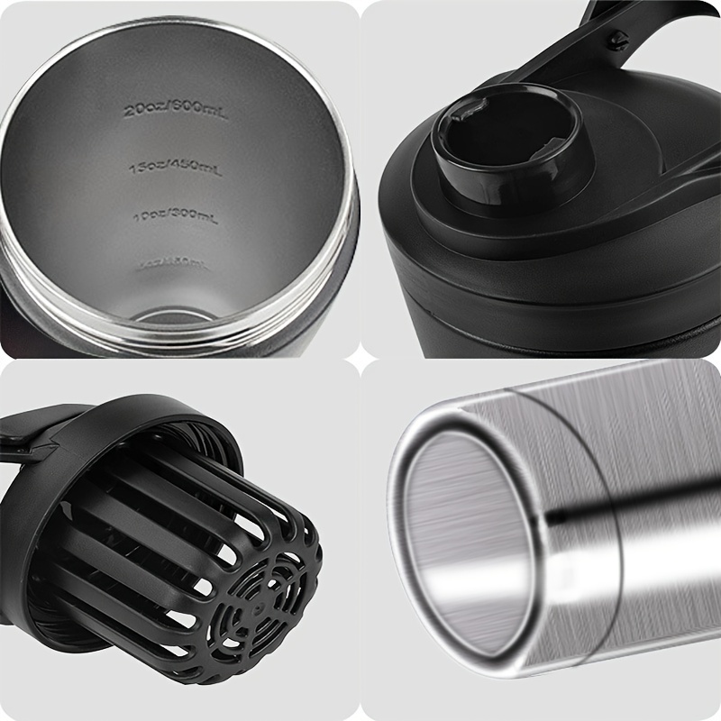 Portable 25oz Stainless Steel  - đánh giá và giá Protein Shaker Bottle
